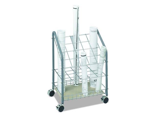 20 Compartment Light Gray Wire Roll File R1826