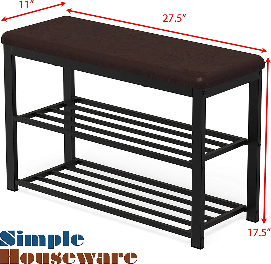 Shoe Rack Bench Storage Organizer A711174