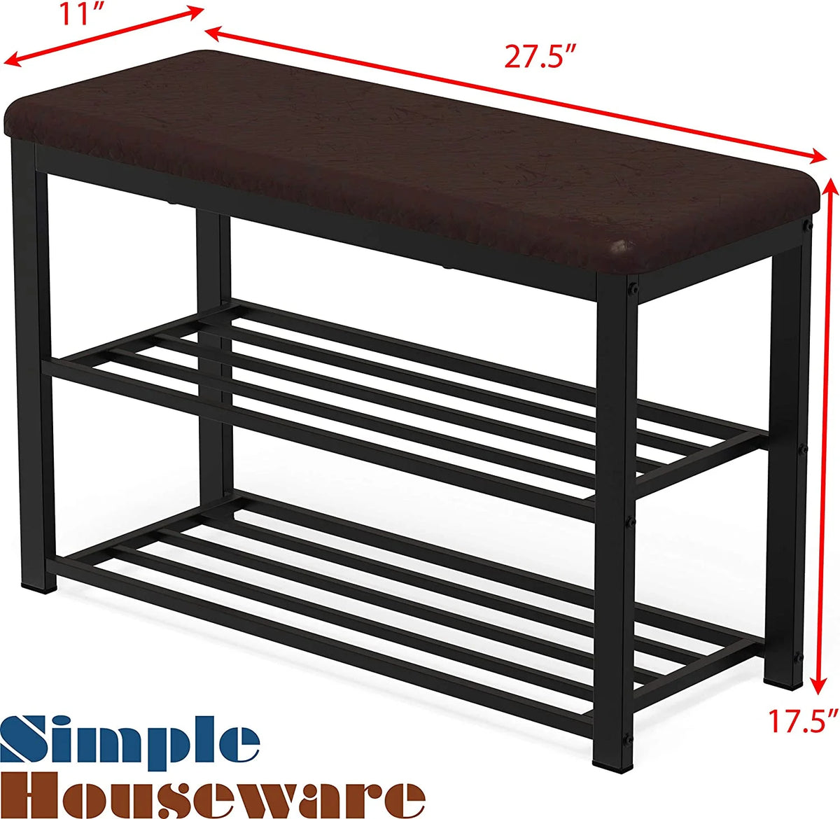 Shoe Rack Bench Storage Organizer A711174