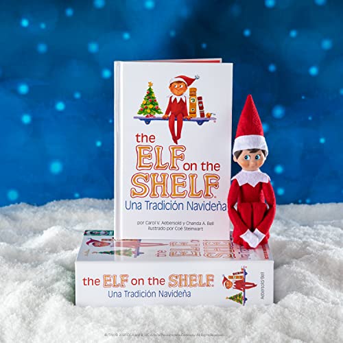 Spanish Language Book & Blue-Eyed Boy Scout Elf T436