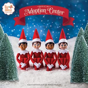 Spanish Language Book & Blue-Eyed Boy Scout Elf T436