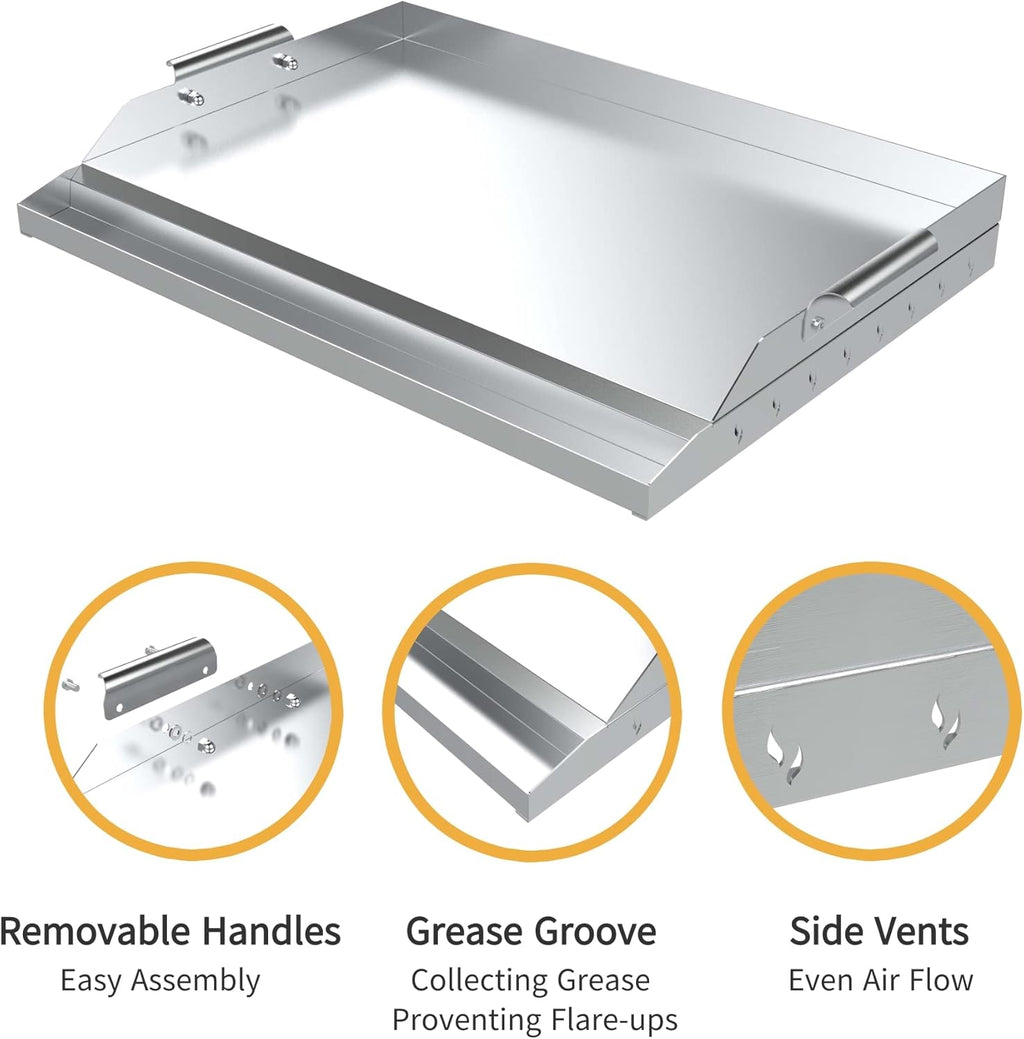 22X16-IN Stainless Steel Grill-top Griddle N983