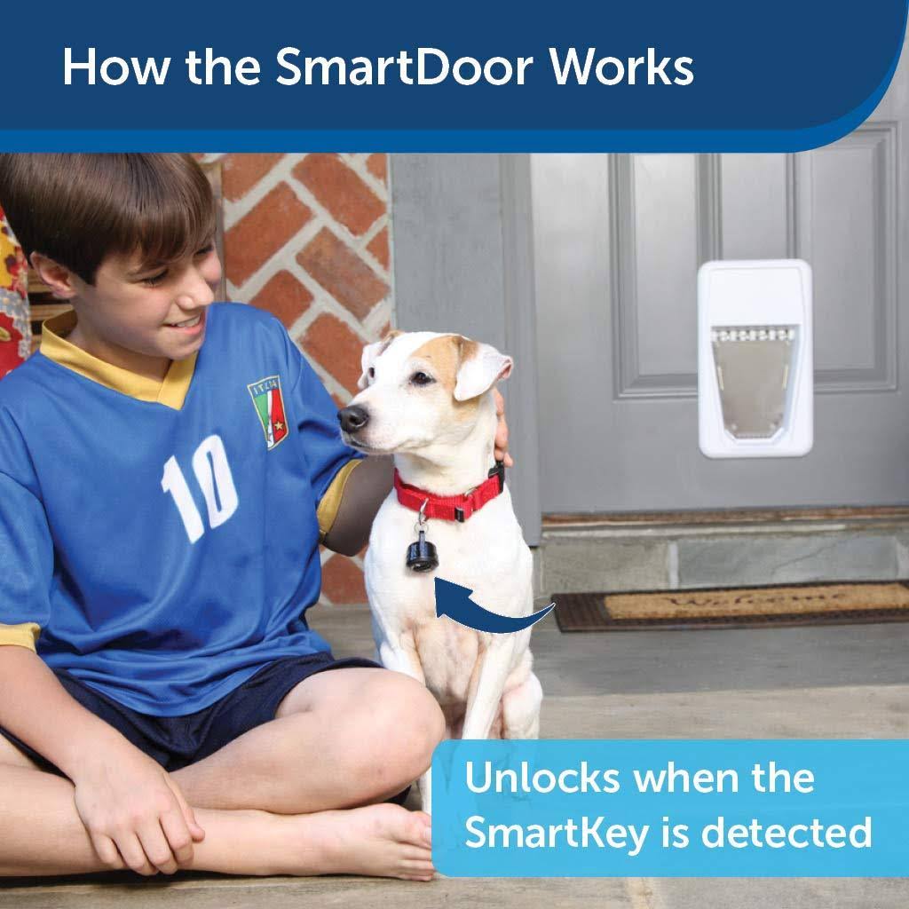 SmartDoor Automatic Pet Door, Large, Collar Activated B829