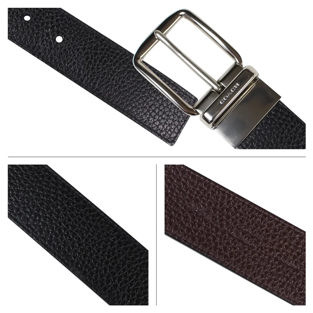 Black Pebble Leather Belt S792198