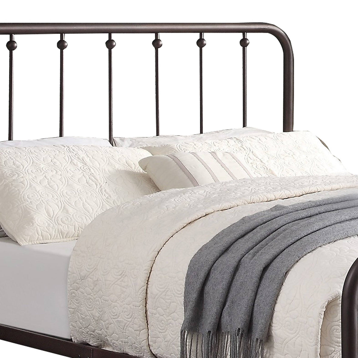 Antique Bronze Metal Full Bed Z834