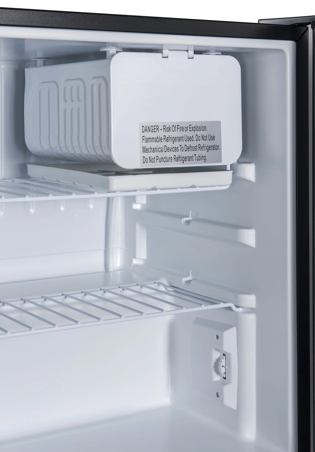 Black 2.7 Cu ft Single Door Mini Fridge K331