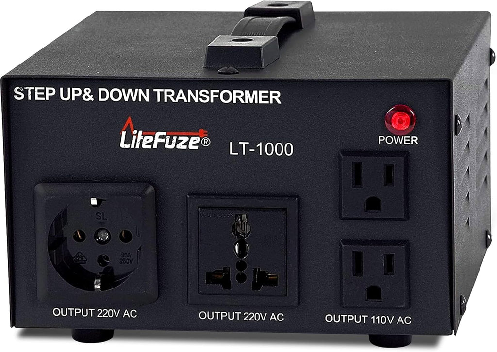 5000 Watt Voltage Converter Transformer 110V/220V Circuit Breaker Protection Heavy Duty C46885