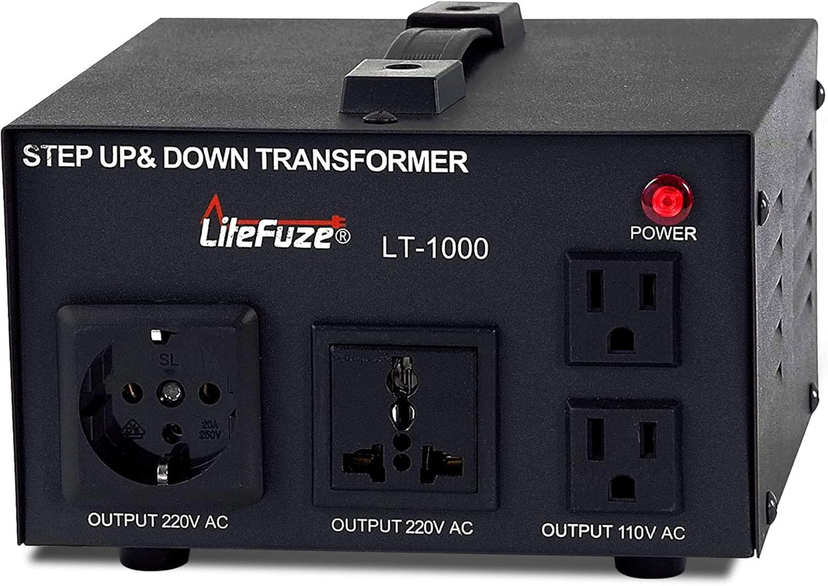 5000 Watt Voltage Converter Transformer 110V/220V Circuit Breaker Protection Heavy Duty C46885