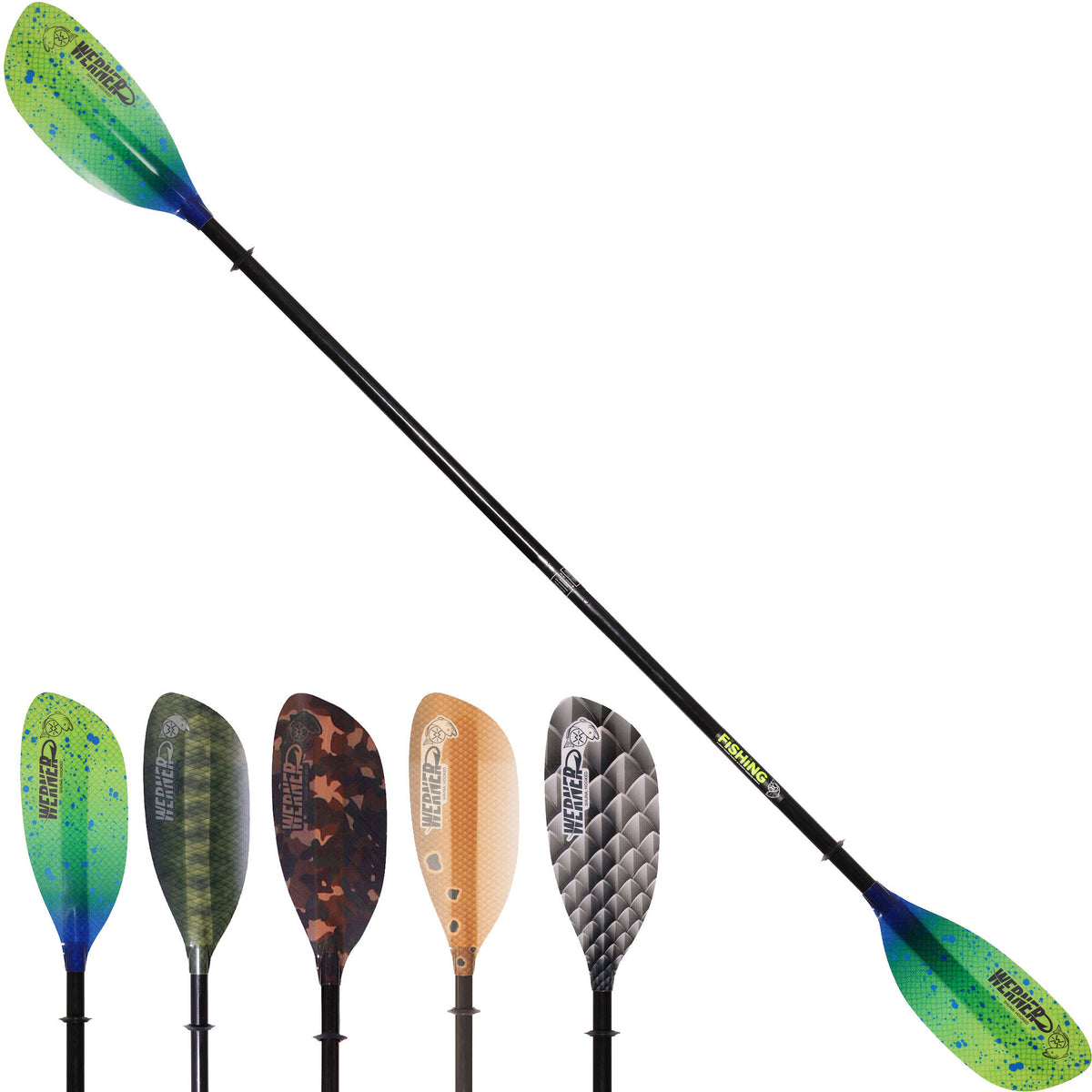 Fiberglass Kayak Fishing Paddle P7823