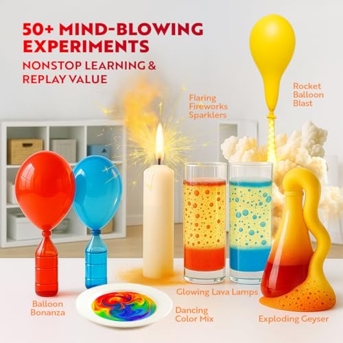 150+ Science Experiments Kit for Kids Age 8-12 A937616