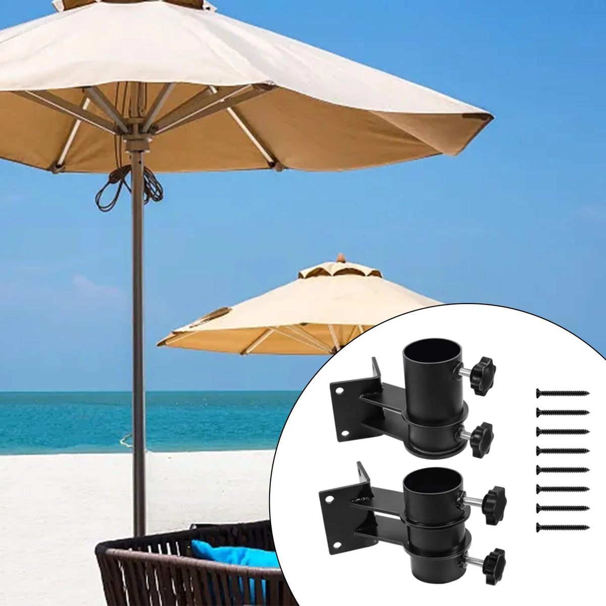 Adjustable Patio Umbrella Stand Mount K84413