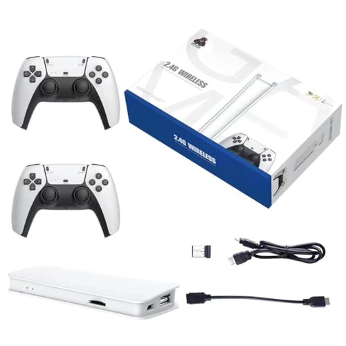 Wireless Retro Video Game Console with 128GB Memory Card and 2.4G Wireless Controllers B82633