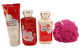 Japanese Cherry Blossom Shower Gel, Lotion, Body Cream with Loofah I858