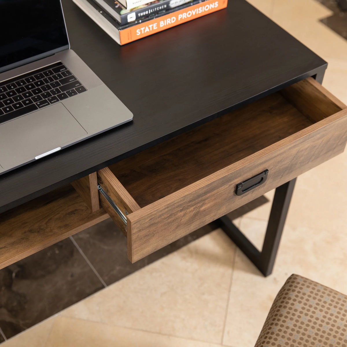 Contemporary Studio Workstation Desk with Drawer G998