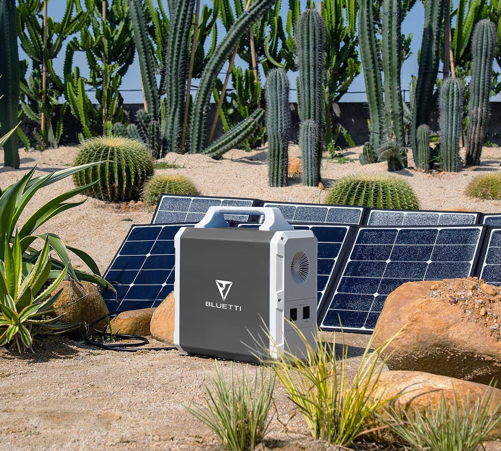 Portable Power Station 1200Wh 1000W Solar Generator with 2x110V AC Outlets O495