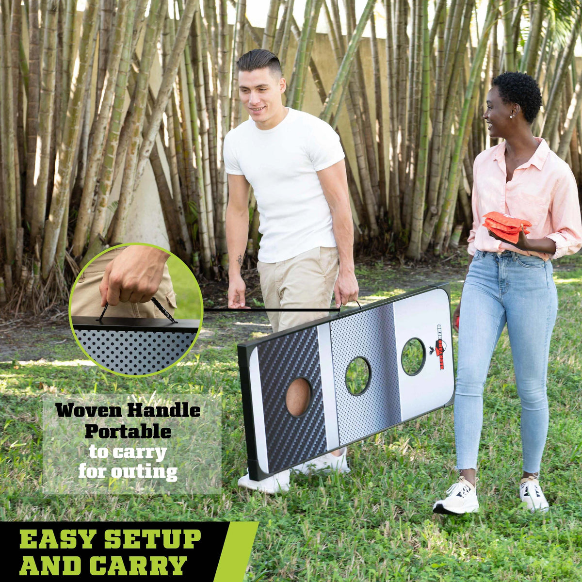 Outdoor 2-in-1 Target Toss and Washer Toss Games H476519