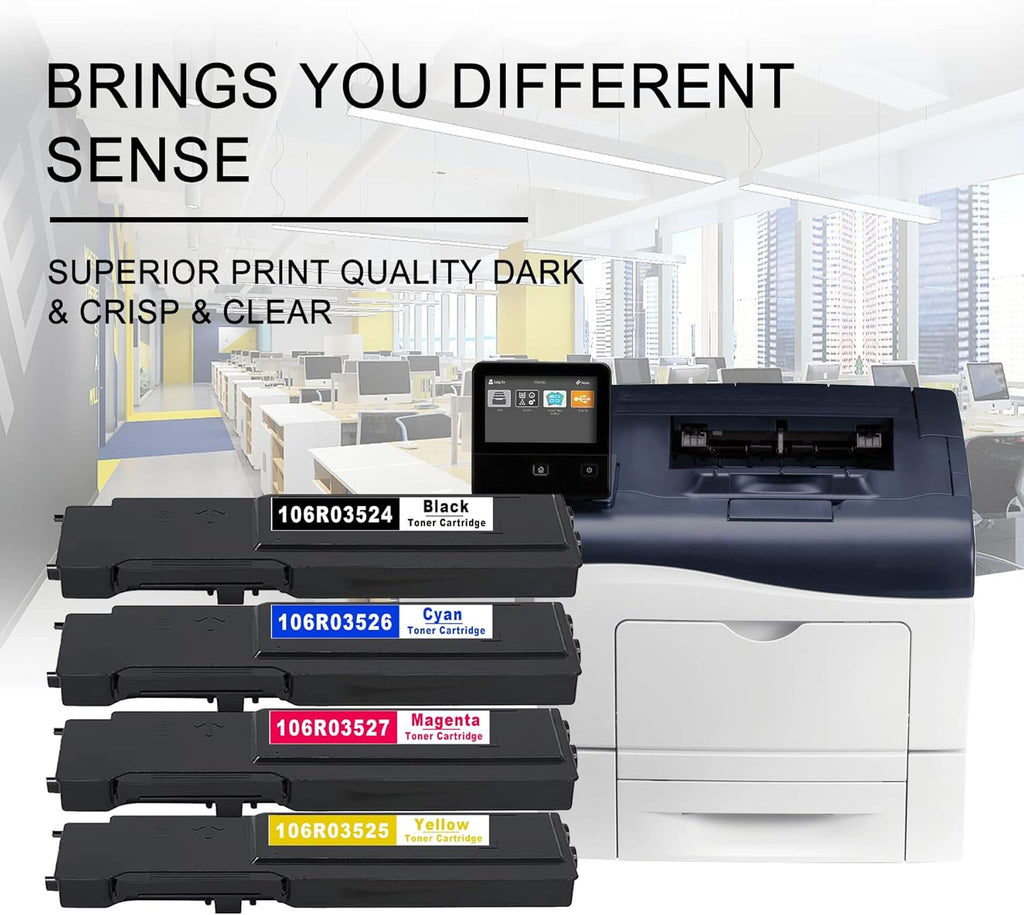 5 PK Toner Cartridge for Xerox C400 C405 Printer Y783432