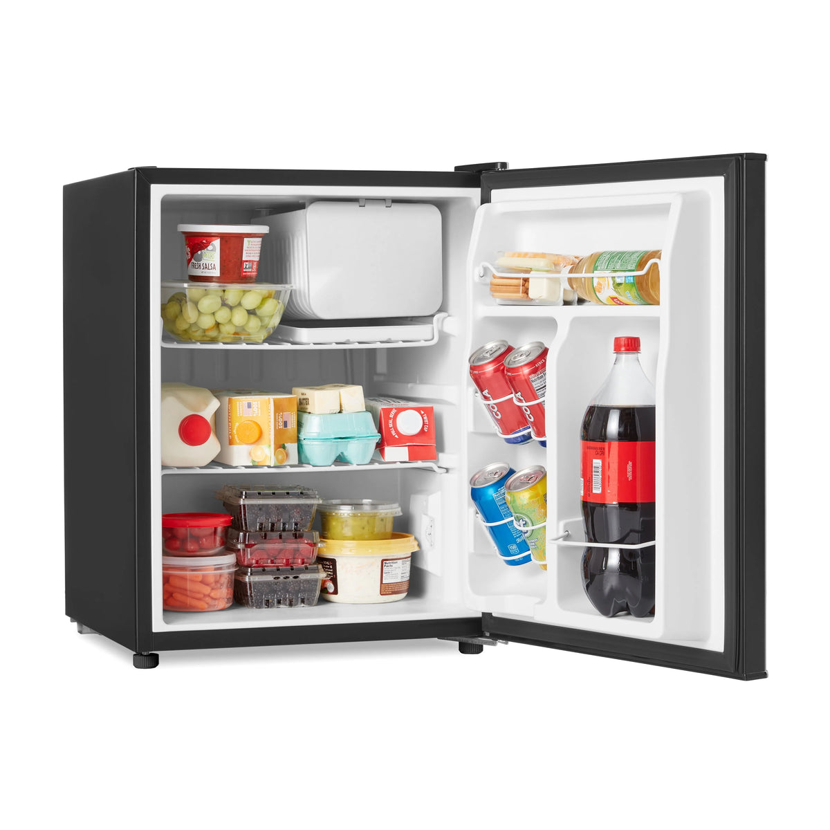 Black 2.7 Cu ft Single Door Mini Fridge K331