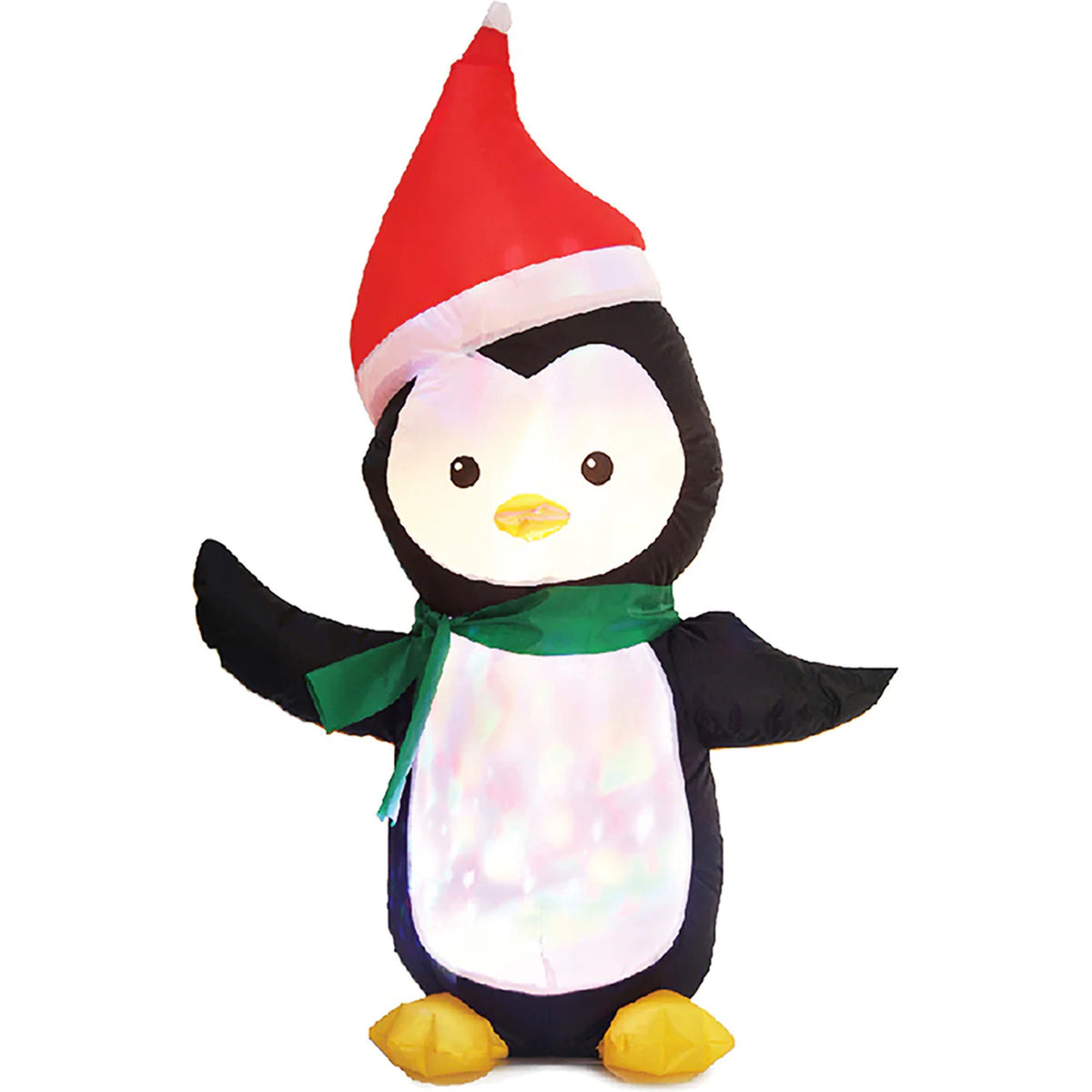 3.5ft Penguin with Disco Lights Christmas Inflatable E742