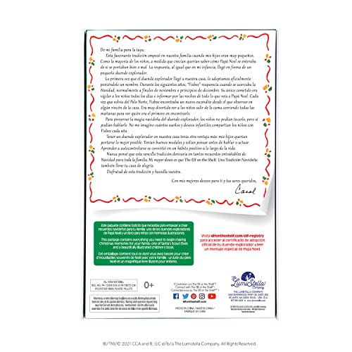 Spanish Language Book & Blue-Eyed Boy Scout Elf T436