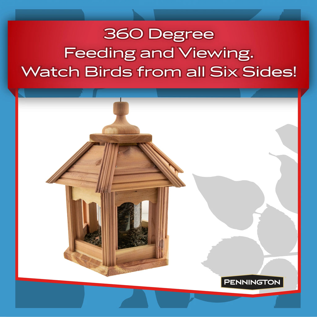 Cedar Gazebo Wild Bird Feeder R9518