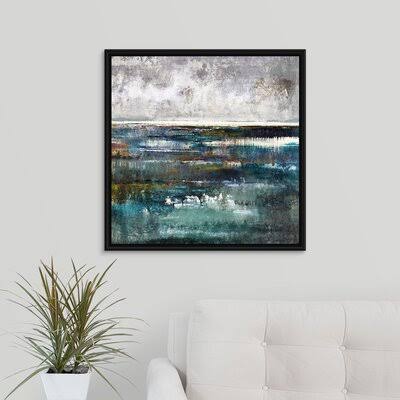 Black Floater Frame Canvas Painting G24605