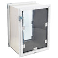 White Double Flap Pet Door for Walls U9049