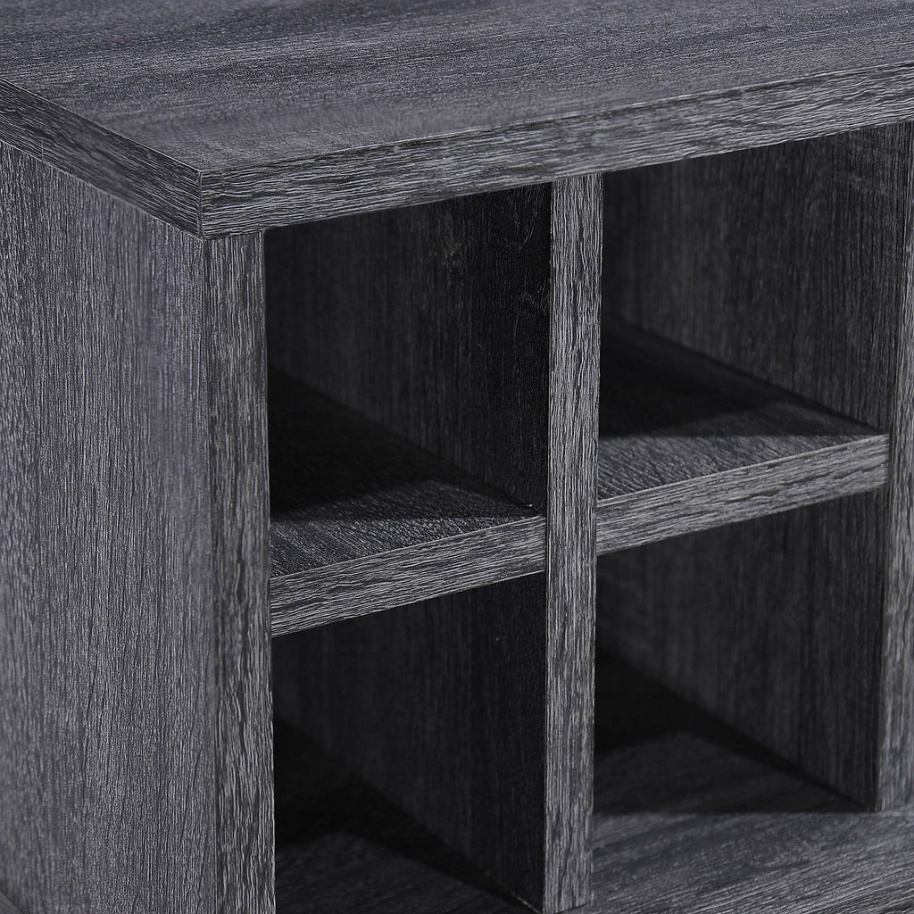 Bar Cabinet in Sonoma Gray Oak and Black A96935