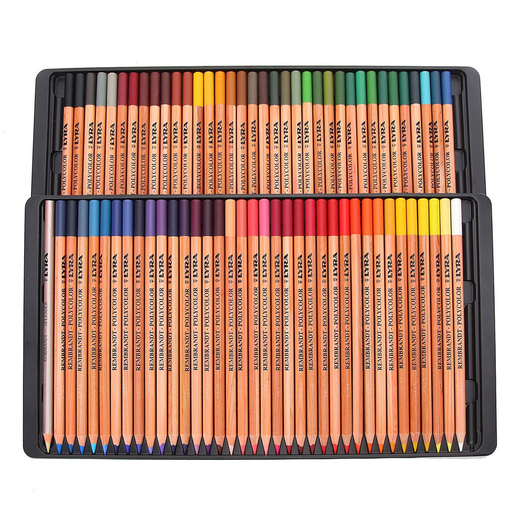 72 Metal Case Colored Pencils J9055