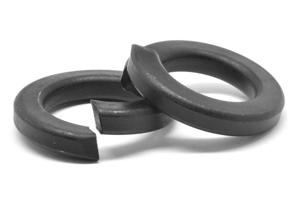 Black Zinc Plated Regular Split Lockwasher A15496