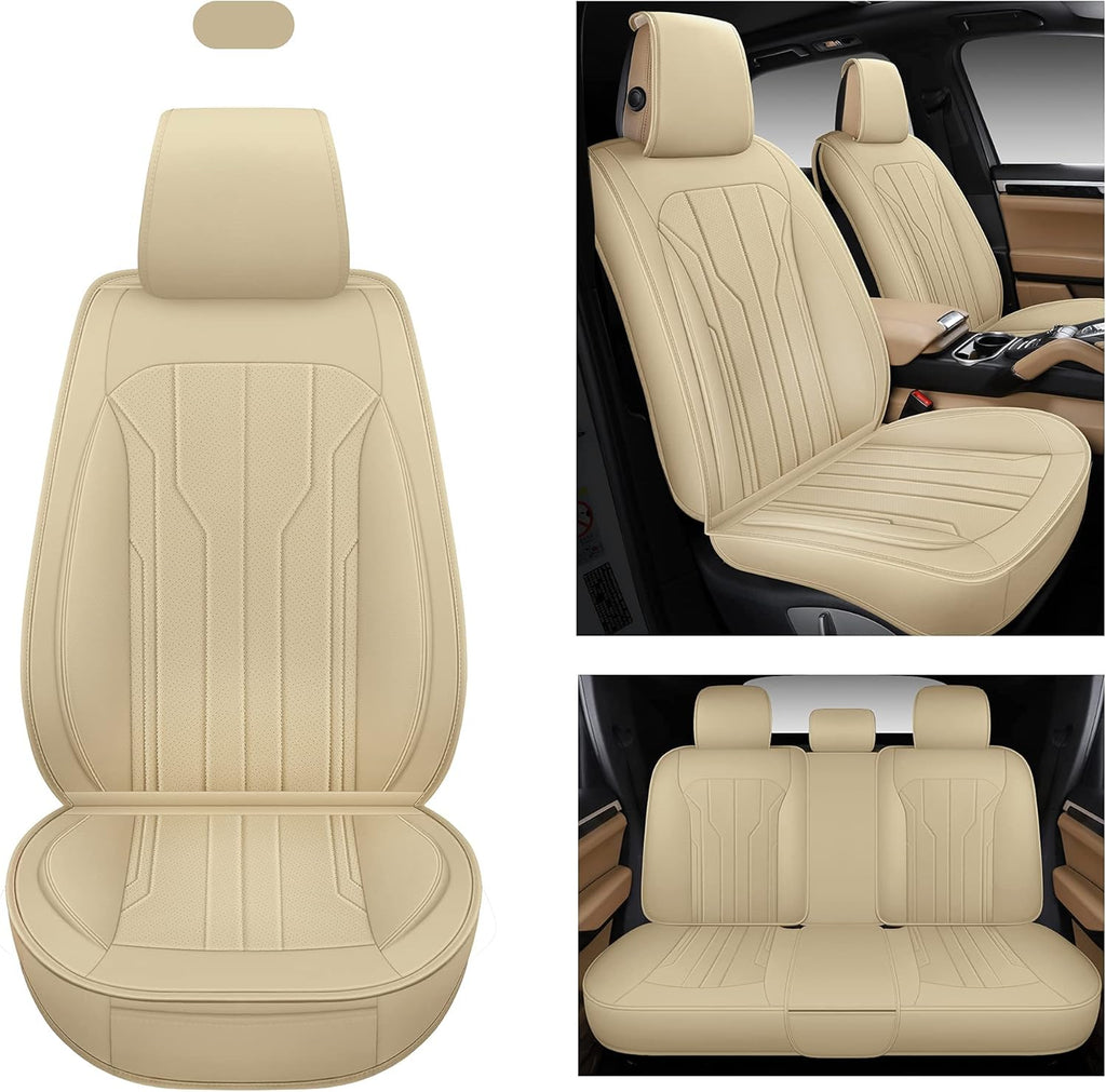 Leather Car Seat Covers Full Set D4670