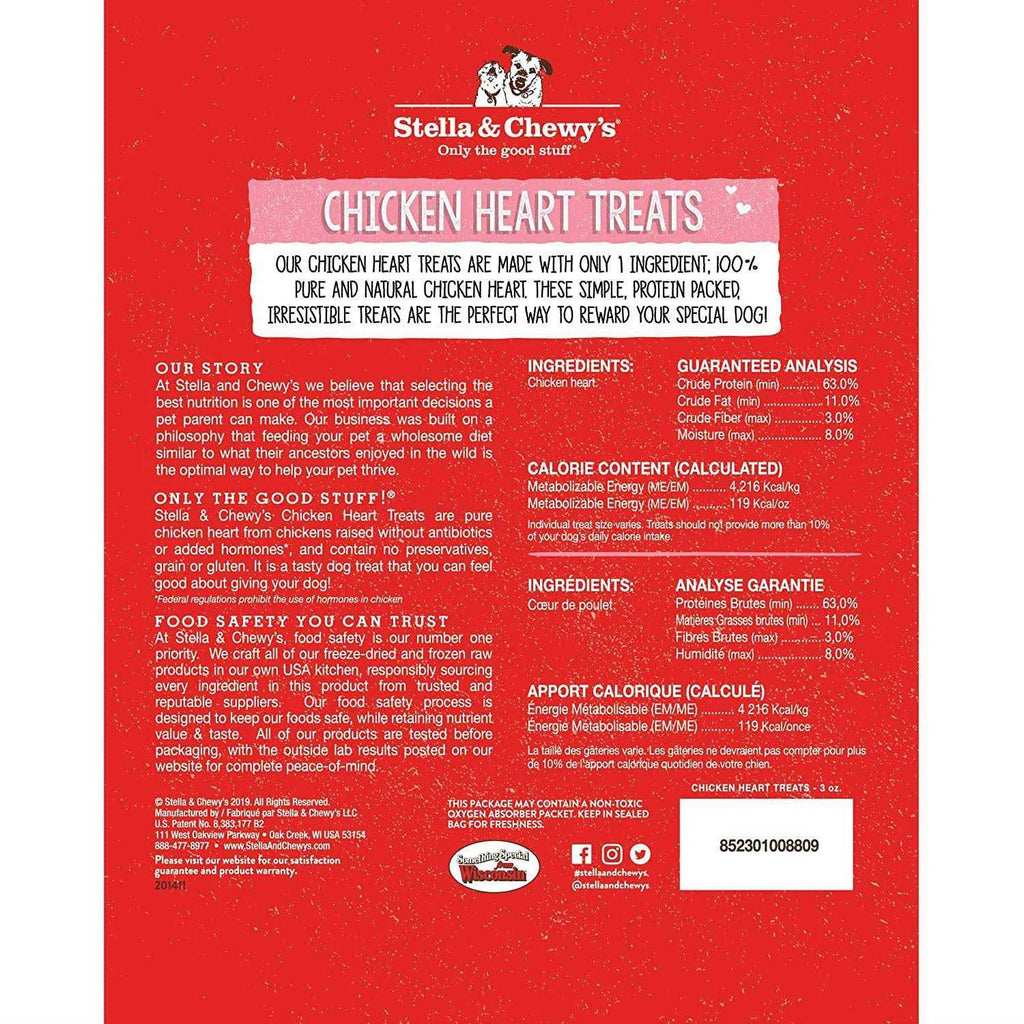 Chicken Hearts Freeze-Dried Dog Treats L4759
