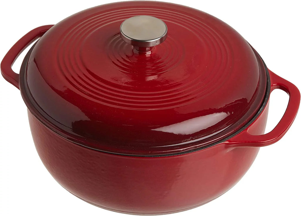 Enameled Cast Iron Dutch Oven 6-Quart Red T28318