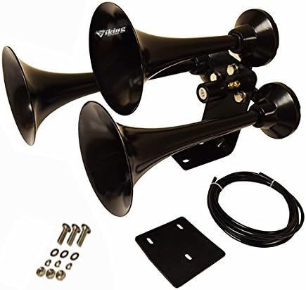 Black Three Trumpet Train Air Horn L775