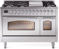 48 Dual Fuel Natural Gas Range Stainless Steel M977