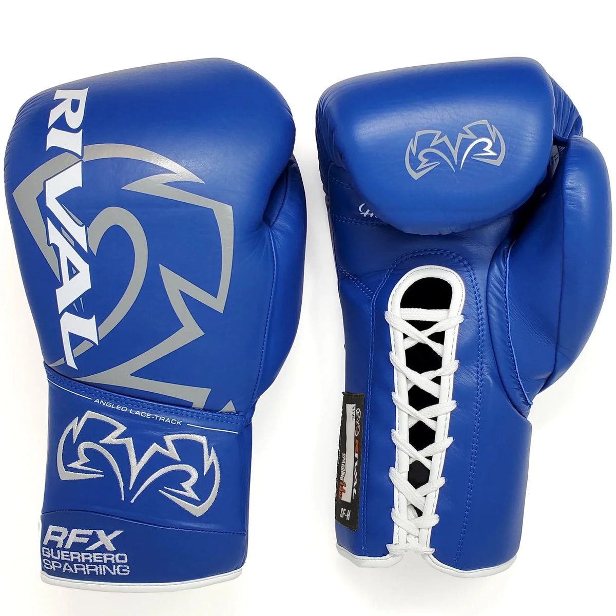 Red 12 oz Lace-Up Sparring Gloves Q4738