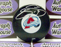 Autographed Hockey Puck Colorado Avalanche M154770