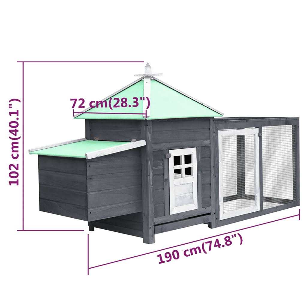 Chicken Coop with Nest Box A497