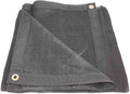 12' x 24' Black Heavy Duty 6 Oz 70% Shade Mesh Tarps with Grommets O701