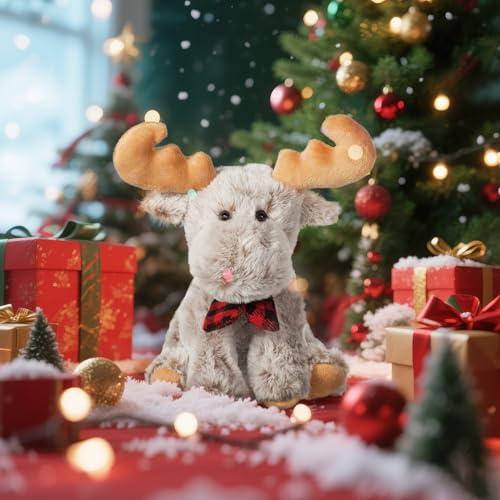 Gray Moose Plush Stuffed Animal M811015
