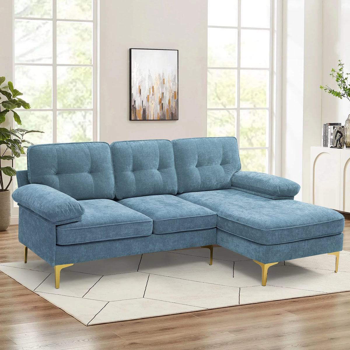3-Piece Modular Sectional L-Shaped Sofa G6178