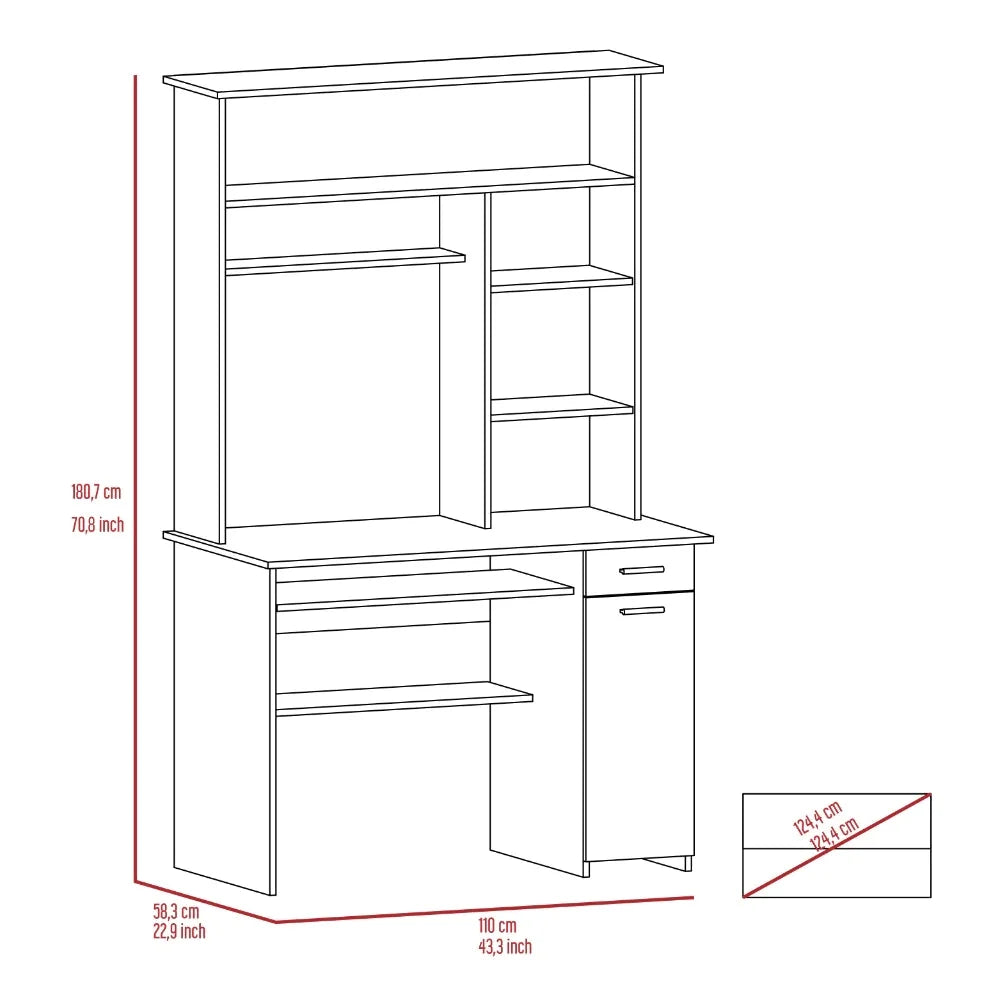 Modern Black Wengue Desk Z4559