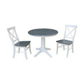 Solid Wood Dining Set Y369303