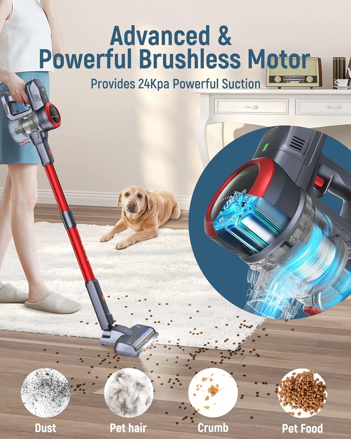 10-in-1 Cordless Stick Vacuum Cleaner Y407391