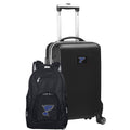 Black 2-Piece Backpack and Carry on Set X79648