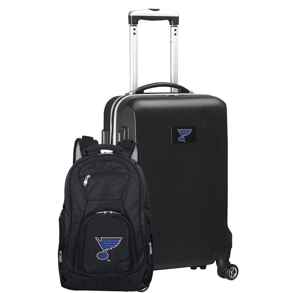Black 2-Piece Backpack and Carry on Set X79648