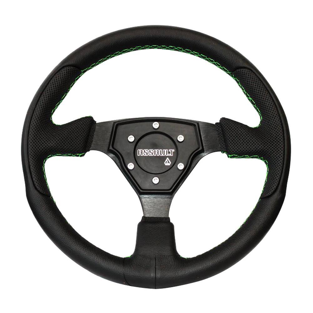 Steering Wheel with Green Stitching C528080