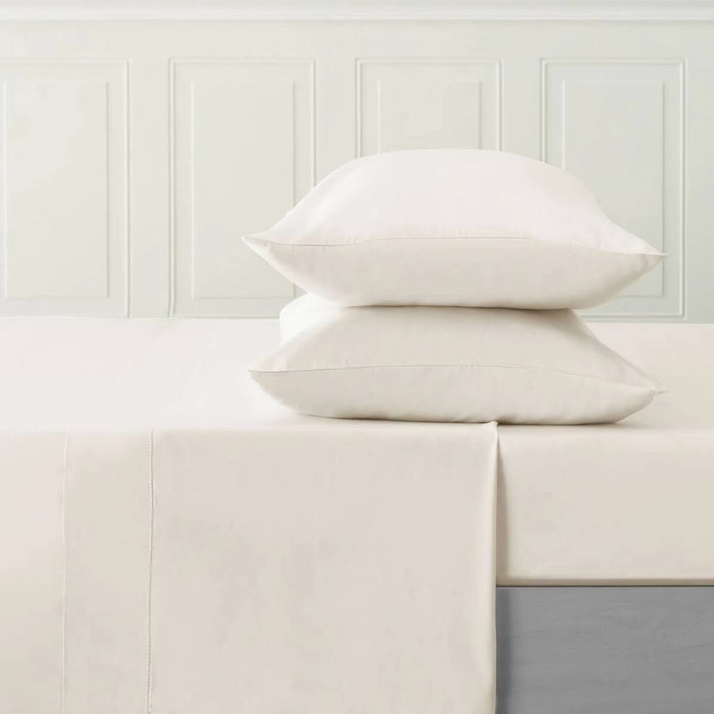 White Solid Deep-Pocket Sheets E174